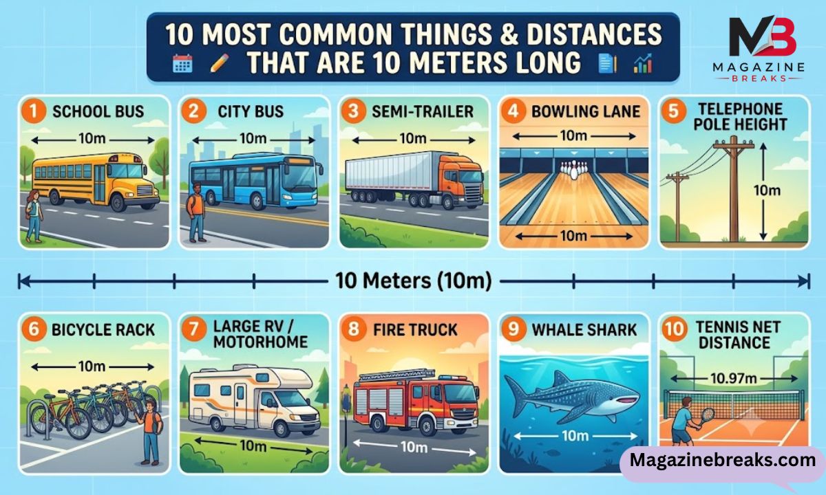 10 Most Common Things and Distances That Are 10 Meters Long