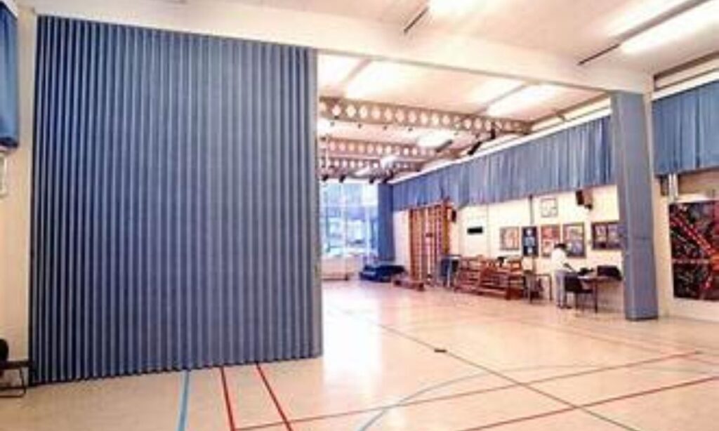 Classroom Wall in Large Gym