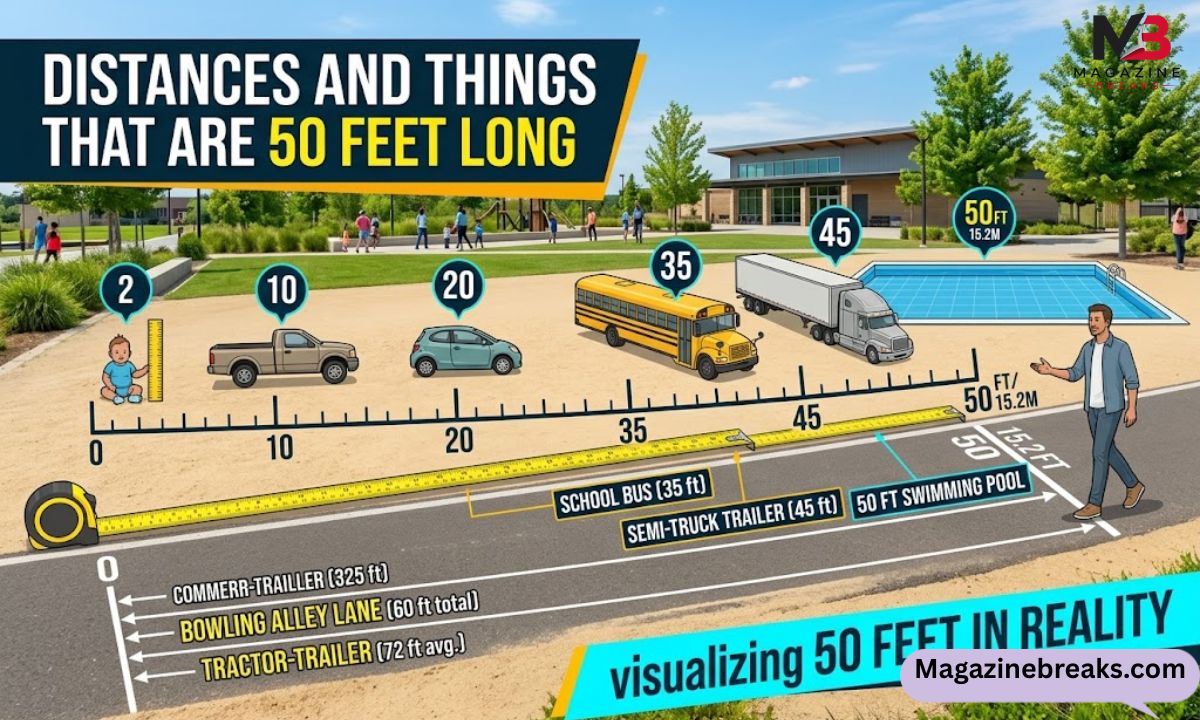Distances And Things That Are 50 Feet Long