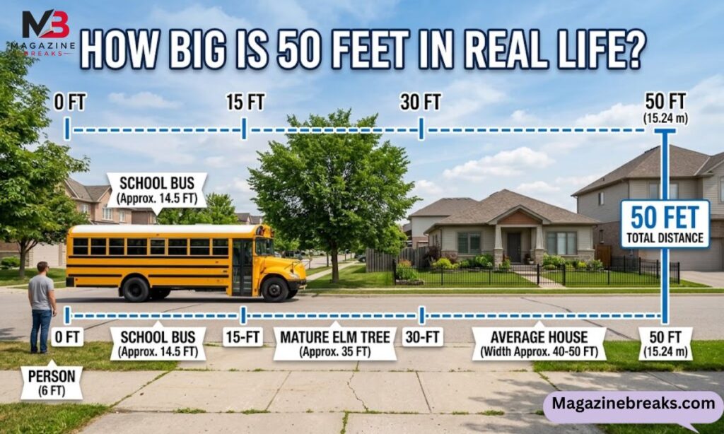 How Big is 50 Feet In Real Life?