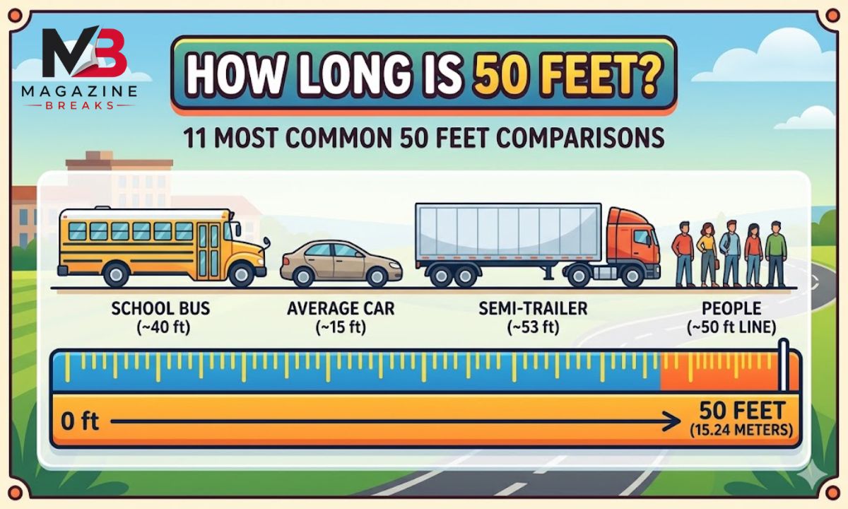 How Long Is 50 Feet? 11 Most Common 50 Feet Comparisons