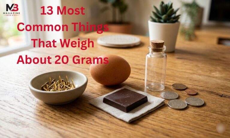 13 Most Common Things That Weigh About 20 Grams