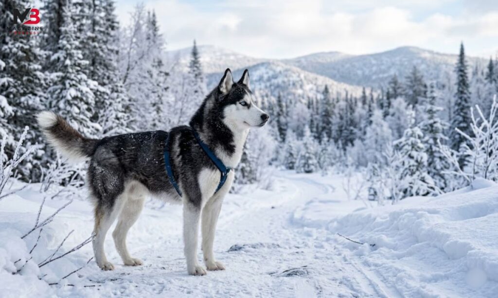 A Siberian Husky