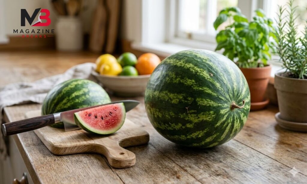 Average-Sized Watermelon