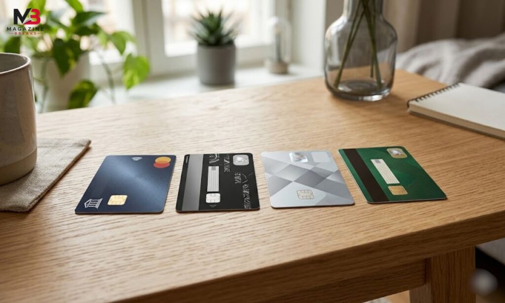 Four Plastic Credit Cards