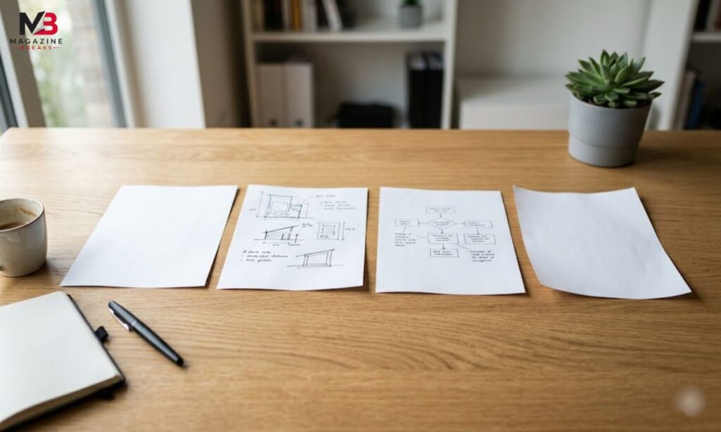 Four Sheets of A4 Paper