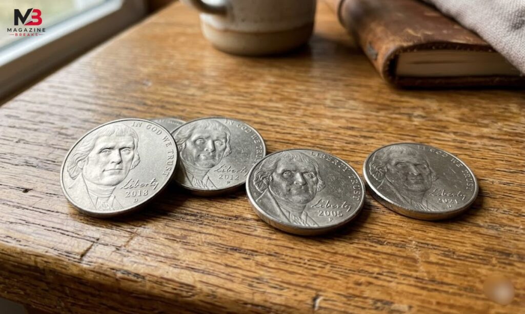 Four US Nickels