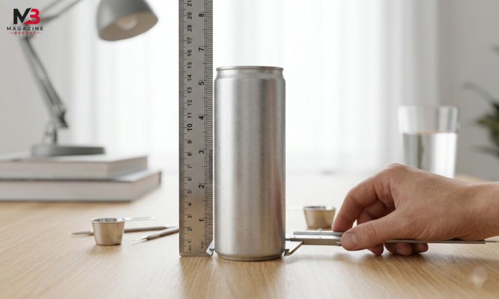 How Many Inches Is A Red Bull Can?