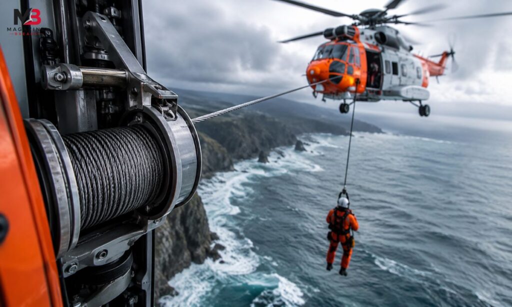 Rescue Helicopter Winch Cable