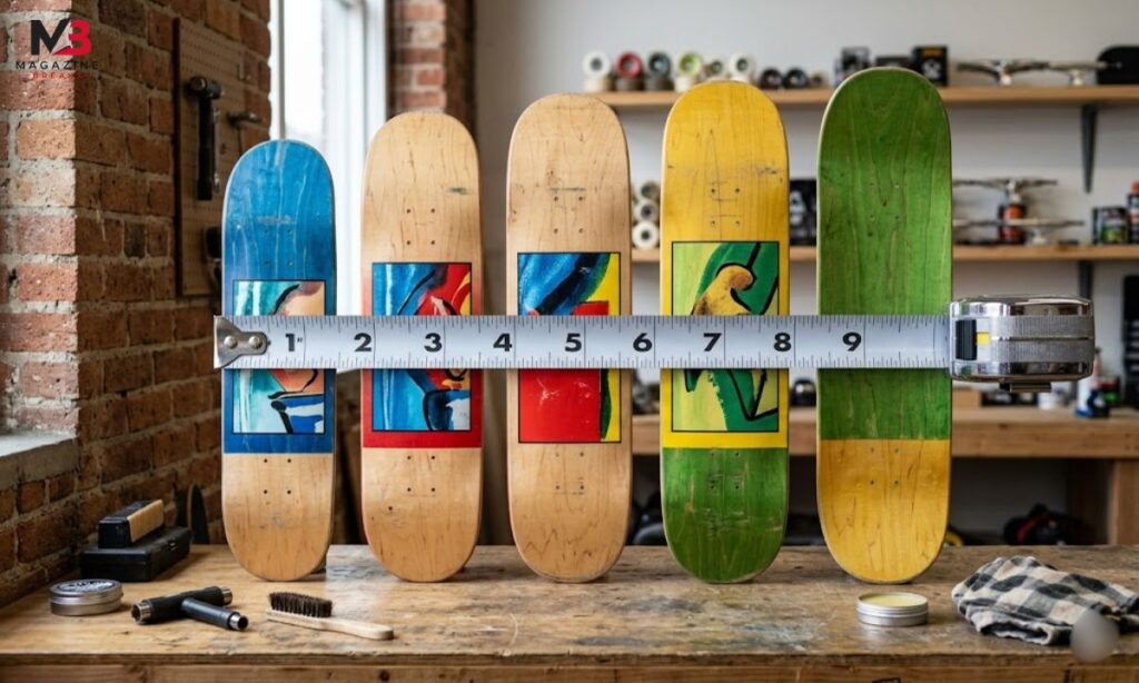 Skateboard Deck Width Reference