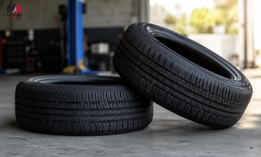 Two Car Tires