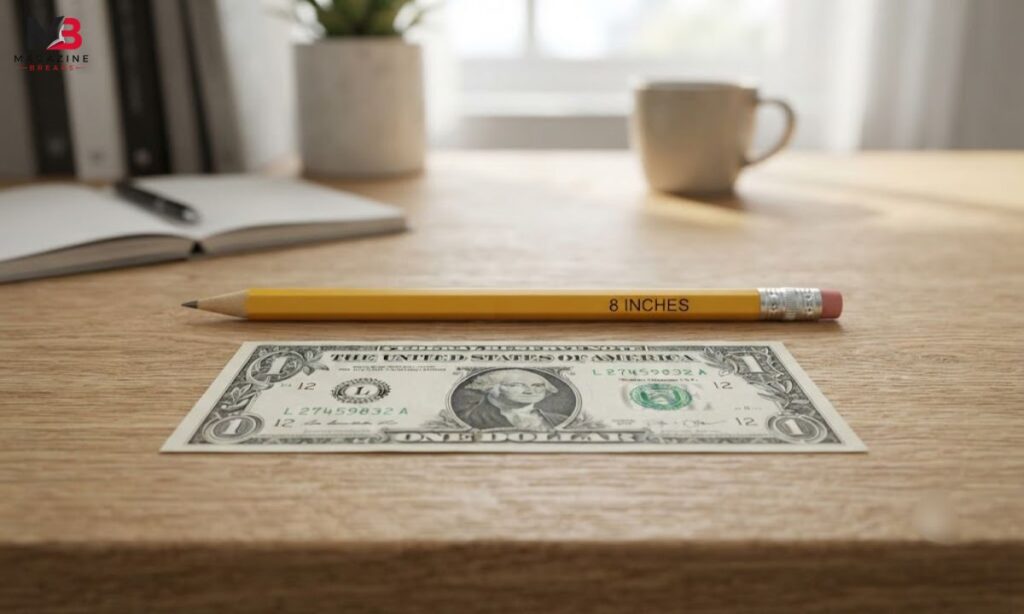 8 Inches vs a Dollar Bill