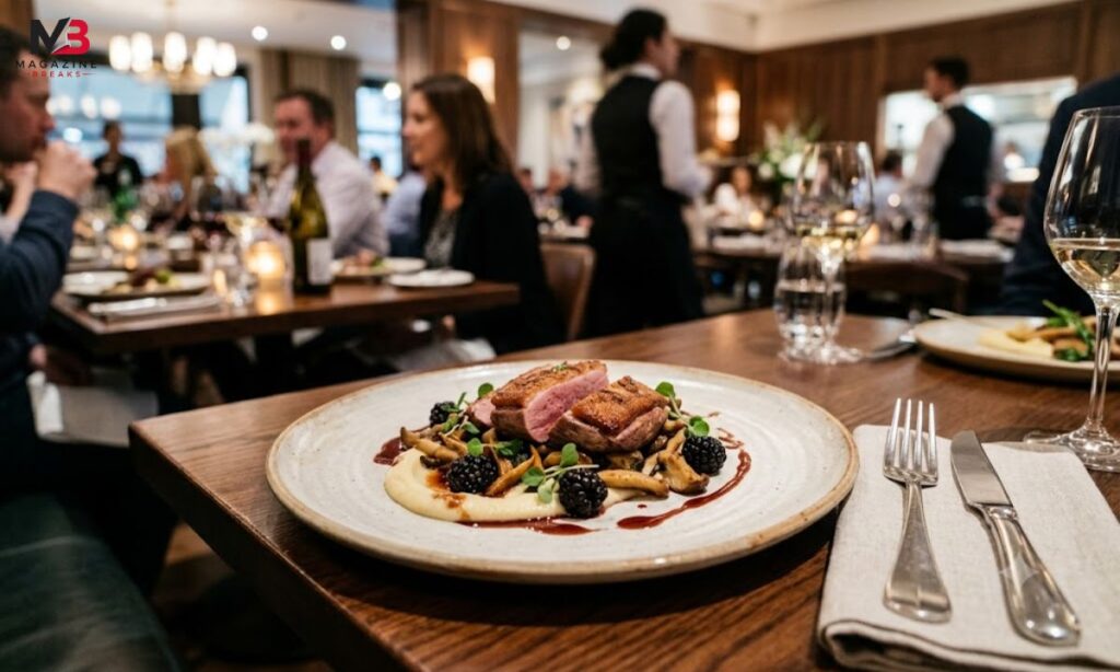 A Dinner Plate Used in Restaurants