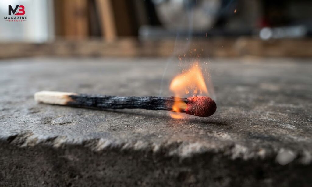 A Matchstick (Head to Near End)