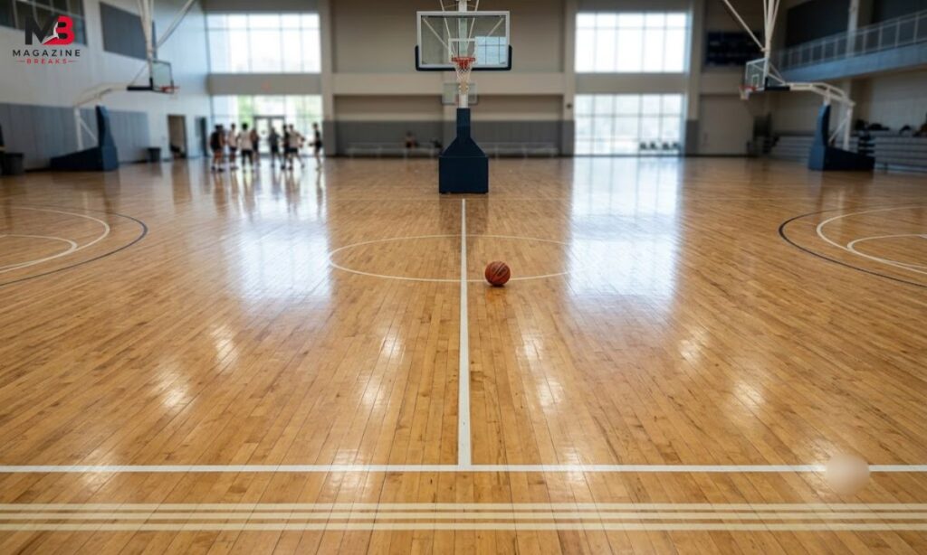 Half the Length of a Basketball Court