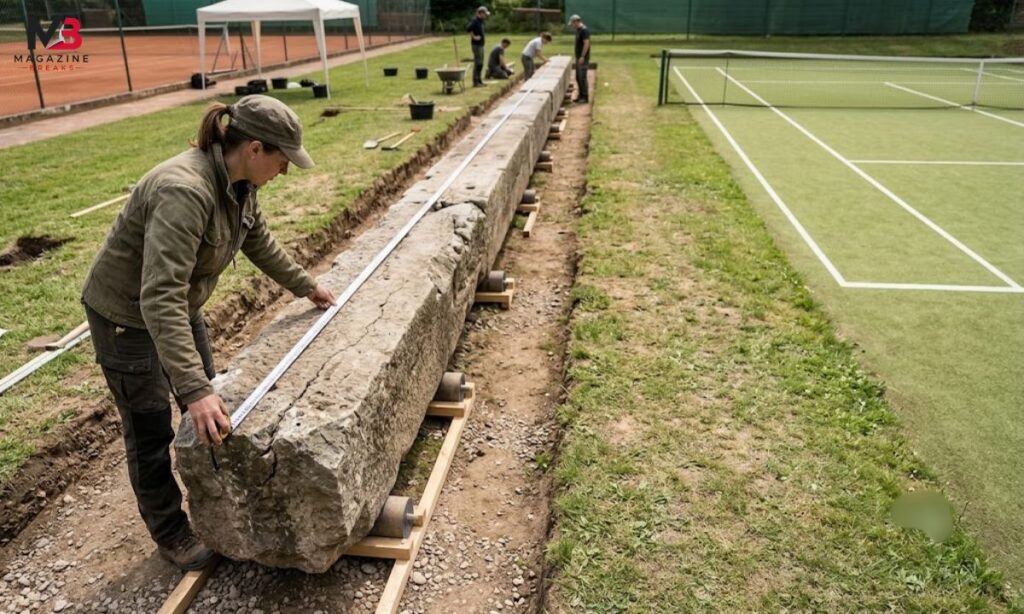 Half the Length of a Tennis Court