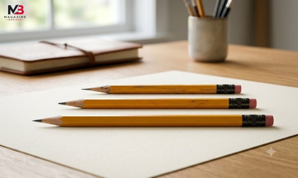 Three No. 2 Pencils By Width